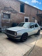 VW Golf 2 Syncro, Auto's, Zwart, Handgeschakeld, Vierwielaandrijving, Zilver of Grijs