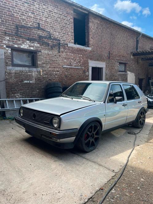 VW Golf 2 Syncro, Auto's, Volkswagen, Particulier, Golf, Benzine, Handgeschakeld, Zilver of Grijs, Zwart, Vierwielaandrijving
