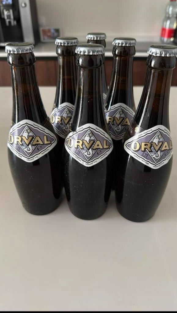 Orval - 2 et 3 ans, Collections, Marques de bière, Comme neuf, Bouteille(s), Enlèvement