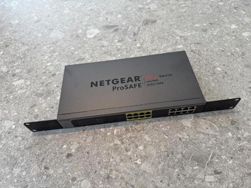 Netgear ProSAFE Switch (16 poorten, waarvan 8 PoE), Computers en Software, Netwerk switches, Gebruikt, Ophalen