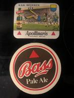 appollinaris ksk beveren + bass pale ale viltjes, Verzamelen, Ophalen, Zo goed als nieuw, Viltje(s), Overige merken