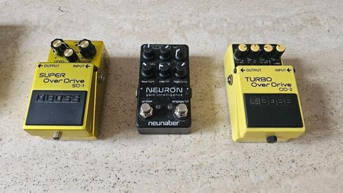 Boss SD-1 50th Anni/Boss OD2 Black Label 80s/Neunaber Neuron, Muziek en Instrumenten, Effecten, Gebruikt, Distortion, Overdrive of Fuzz