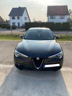 Alfa stelvio 2.2 JTD, Auto's, Alfa Romeo, Automaat, Achterwielaandrijving, Zwart, Leder