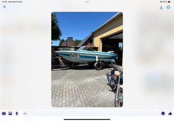 Glastron 5,30 metres ,moteur evinrude 235 cv ,remorque riba, Watersport en Boten, Ophalen, Gebruikt, 50 pk of meer, Tot 6 meter