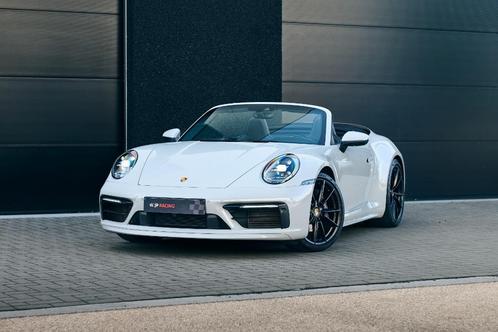 Porsche 992 cabrio Sport design/sportuitl./volleder/approved, Auto's, Porsche, Bedrijf, Te koop, ABS, Achteruitrijcamera, Adaptieve lichten