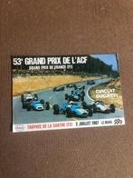 folder Grand Prix F1 France 1967 circuit Bugatti Le Mans, Verzamelen, Ophalen of Verzenden, Formule 1