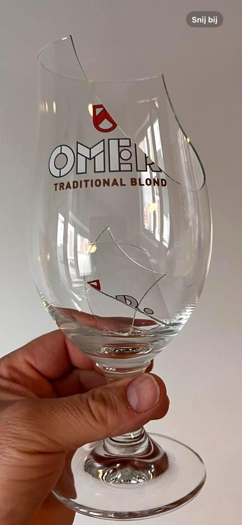 Omer - Gezocht!!, Verzamelen, Glas en Drinkglazen, Nieuw, Bierglas, Ophalen of Verzenden