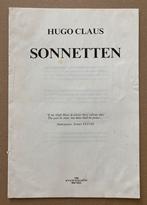 Hogo Claus - Sonnetten, Boeken, Ophalen of Verzenden, Gelezen