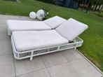 Lits bain soleil, Jardin & Terrasse, Chaises longues, Enlèvement, Utilisé, Osier