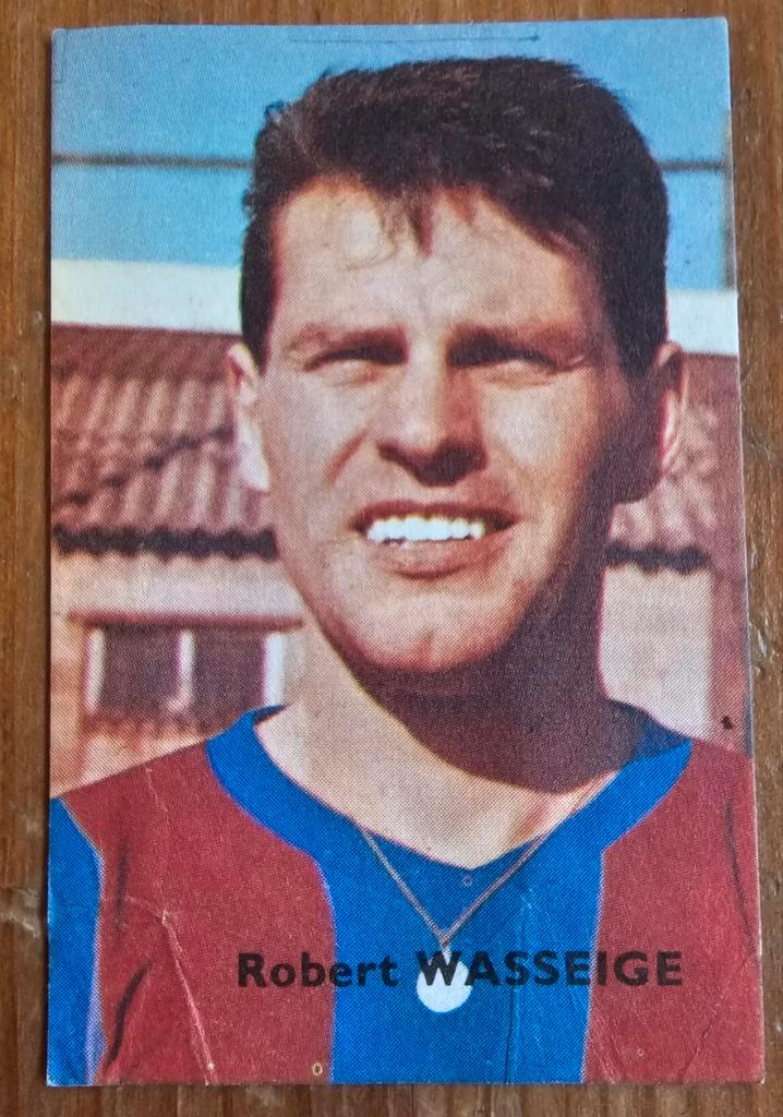 1969 Victoria (pre panini) Robert Wasseige ongebruikt!, Hobby en Vrije tijd, Stickers en Plaatjes, Zo goed als nieuw, Sticker
