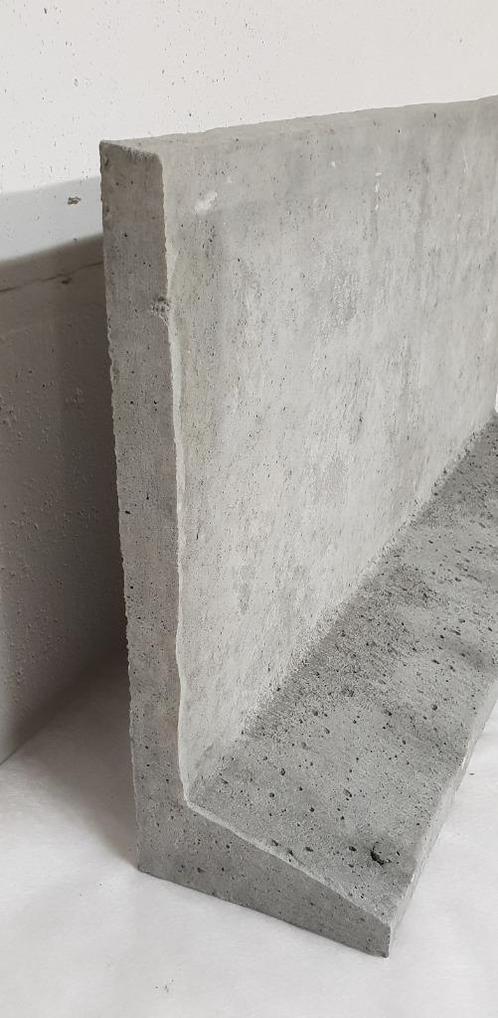 Keerwanden / L-elementen in beton, Tuin en Terras, Bielzen en Borduren, Nieuw, Beton, Ophalen