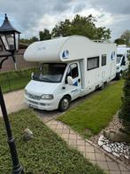 Mobilhome met vast bed xxl garage gekeurd, Alkoof, Fiat, Boiler, Bedrijf