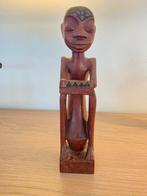 Sculpture bois dame africaine, Ophalen