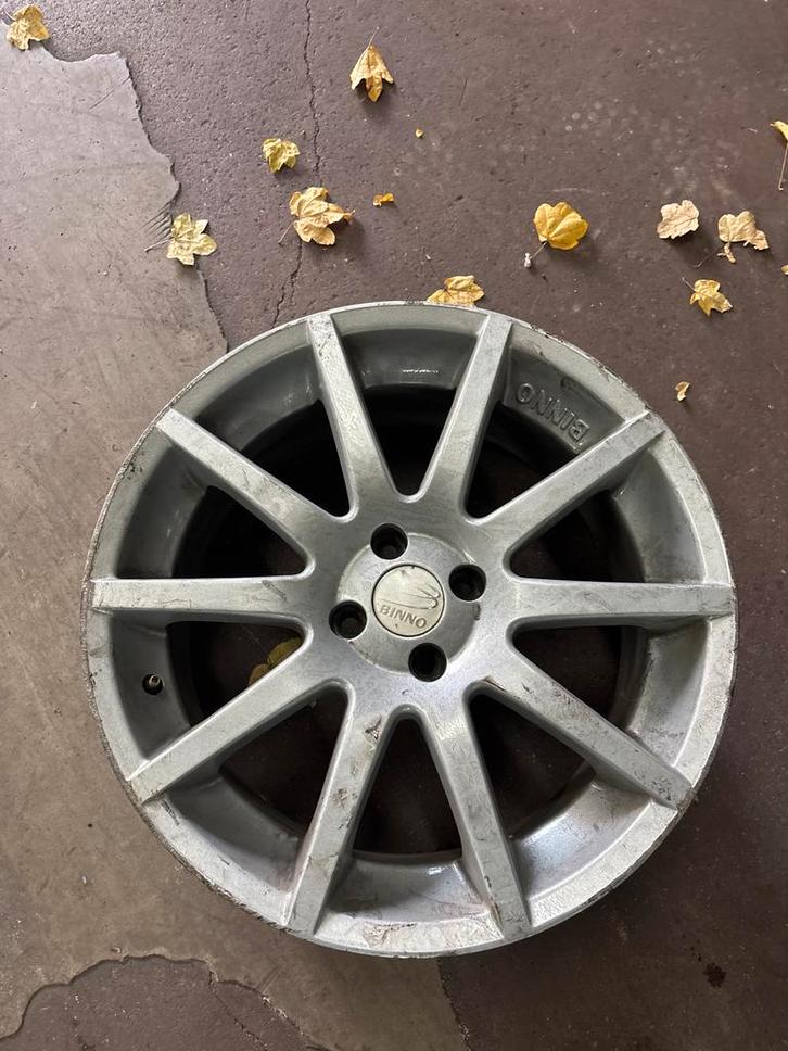 BINNO aluminium velg 4x100(17 inch )4 stuks, Auto-onderdelen, Banden en Velgen, Band(en), 17 inch, Ophalen