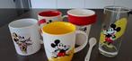 Set mokken Disney Mickey Mouse en 1 glas, Verzamelen, Ophalen, Mickey Mouse, Nieuw, Servies