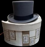 grijze Borsalino hoge hoed., Hoed, B, Ophalen of Verzenden, Gedragen