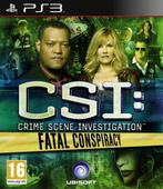 CSI Crime Scene Investigation Fatal Conspiracy, Consoles de jeu & Jeux vidéo, Jeux | Sony PlayStation 3, Comme neuf, Aventure et Action