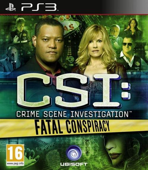 CSI Crime Scene Investigation Fatal Conspiracy, Consoles de jeu & Jeux vidéo, Jeux | Sony PlayStation 3, Comme neuf, Aventure et Action