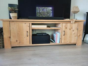 tv meubel in steigerhout