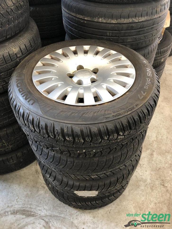 Saab Opel Fiat Dodge Saturn Winterbanden set 5 x 110 ET41 NG, Auto-onderdelen, Banden en Velgen, Banden en Velgen, Winterbanden