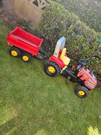 Tractor met kar, Ophalen, Gebruikt