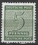 Duitsland West Saxen 1945 - Yvert 9 - 5 Pf. (PF), Postzegels en Munten, Verzenden, Postfris