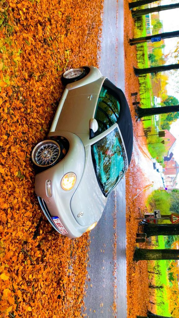 New beetle cabriolet, Auto's, Volkswagen, Particulier, Beetle (Kever), Benzine, Euro 4, Cabriolet, 2 deurs, Handgeschakeld, Zilver of Grijs