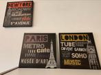 New York Paris Londen Schilderij, Ophalen, Gebruikt