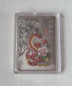 Silver Plated Colored Zodiac Bullion - Year of the Snake, Timbres & Monnaies, Envoi
