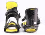 L snowboard bindingen SALOMON UNITE, black/yellow, Sport en Fitness, Snowboarden, Verzenden, Gebruikt, Bindingen