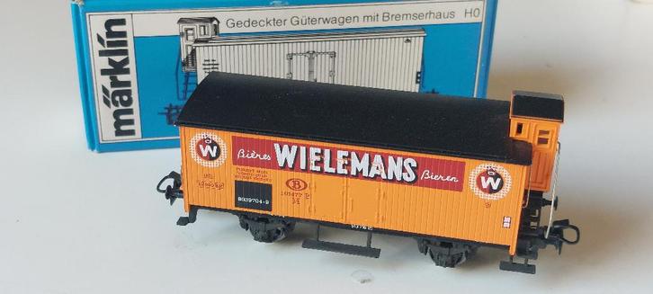 SNCB/NMBS MARKLIN WAGON BIERE WIELEMANS*HO*AC, Hobby & Loisirs créatifs, Trains miniatures | HO, Comme neuf, Wagon, Märklin, Analogique