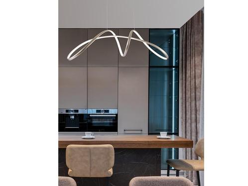 Tenshi 360 design armatuur zilver, NIEUW, Huis en Inrichting, Lampen | Plafondlampen, Nieuw, Kunststof, Overige materialen, Verzenden