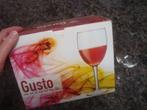 24 verres à vin rouge GUSTO, 24 cl (avec une bulle d'air), Verzenden, Zo goed als nieuw, Glas, Glas of Glazen