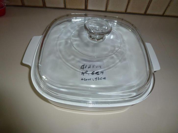 Corning ovenschotel, alle vuren, als nieuw, Huis en Inrichting, Keuken | Potten en Pannen, Zo goed als nieuw, Kookpan of Snelkookpan