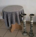 Ronde tafel. En kaars houder, Ophalen of Verzenden