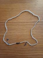 Vintage halsketting perles fines, Overige materialen, Gebruikt, Ophalen of Verzenden, Wit
