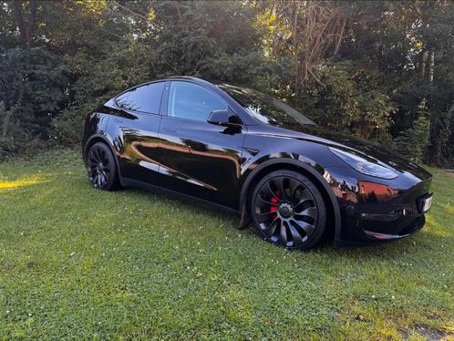 Tesla Model Y Performance, Auto's, Tesla, Particulier, Model Y, Trekhaak, Zwart, Ophalen