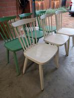 6 vintage stoelen, Huis en Inrichting, Stoelen, Ophalen