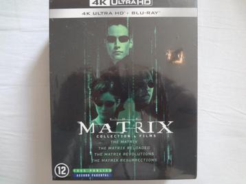 THE MATRIX 4K ULTRA HD DE VOLLEDIGE 4 FILMS, Cd's en Dvd's, Ophalen of Verzenden, Nieuw in verpakking, Actie