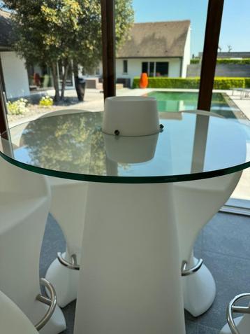 Table haute LED blanche, Enlèvement, Neuf
