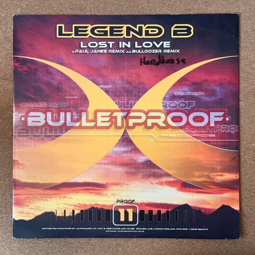 Legend B – Lost In Love (Bulletproof Records, 2001), Cd's en Dvd's, Vinyl | Dance en House, Gebruikt, Techno of Trance, 12 inch