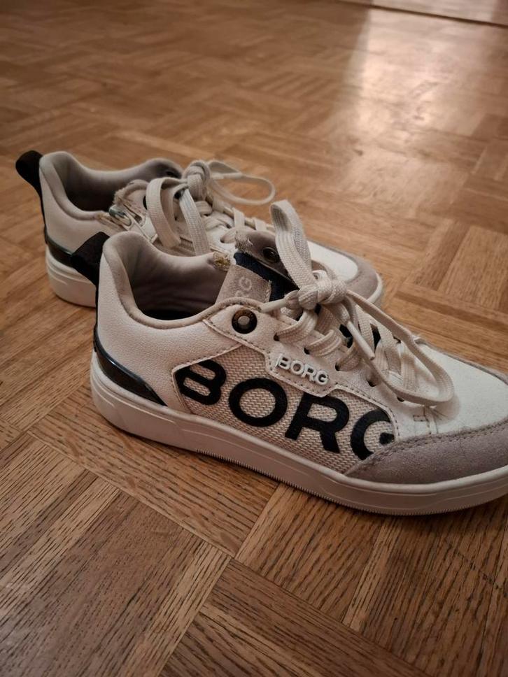 Björn Borg sneakers – wit/beige – maat 32, Kinderen en Baby's, Kinderkleding | Schoenen en Sokken, Schoenen, Ophalen of Verzenden