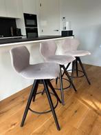 3 prachtige barstoelen te koop!, Ophalen, Draaibaar, 60 tot 90 cm, Nieuw