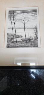 aquarel van albert van hecke, Antiek en Kunst, Ophalen of Verzenden