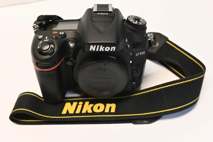 Nikon D7100 + lens 18-105mm + 2 SD kaartjes, Audio, Tv en Foto, Fotocamera's Digitaal, Gebruikt, Spiegelreflex, Nikon, 4 t/m 7 keer