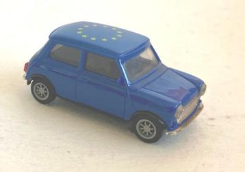 Mini Cooper blauw Herpa * EURO *.   beschikbaar voor biedingen