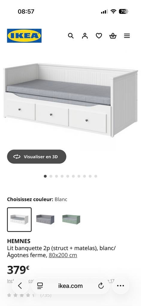 Bed, Ophalen, Zo goed als nieuw