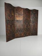 Laat 18e-eeuws Belgisch leren kamerscherm – Daniel Marot, Huis en Inrichting, Woonaccessoires | Kamerschermen, Ophalen of Verzenden