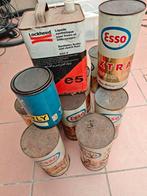 Vintage olie blikken Esso, Marly, Lockheed, Ophalen, Zo goed als nieuw