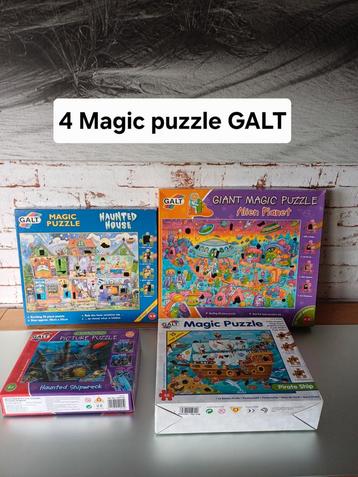4 magische interactieve wrijf puzzels GALT beschikbaar voor biedingen